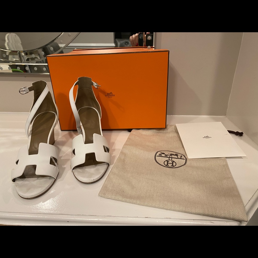 Hermes Legend Sandal Heel H Oran Oasis